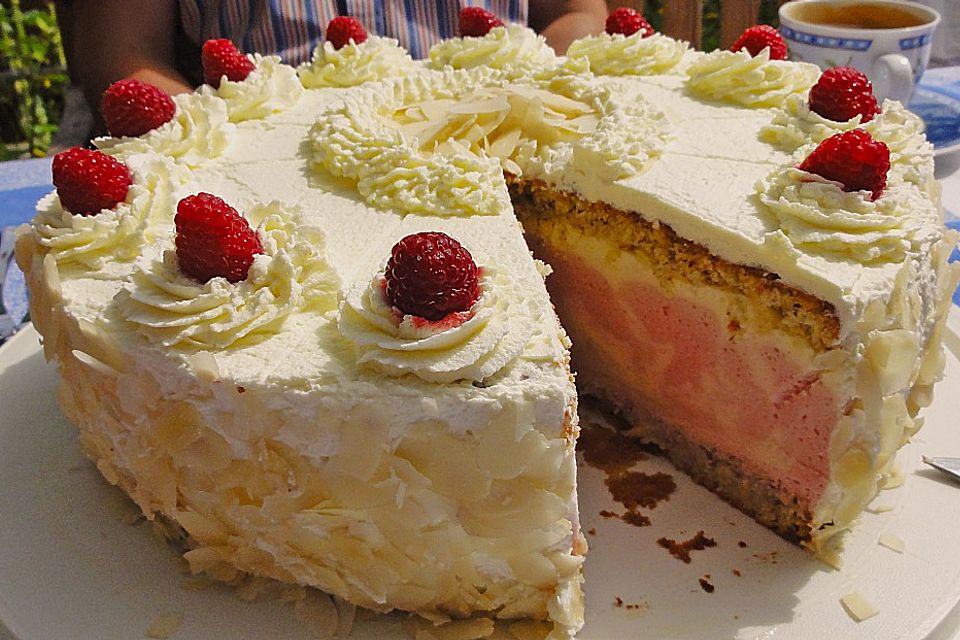 Himbeer - Mandel - Torte