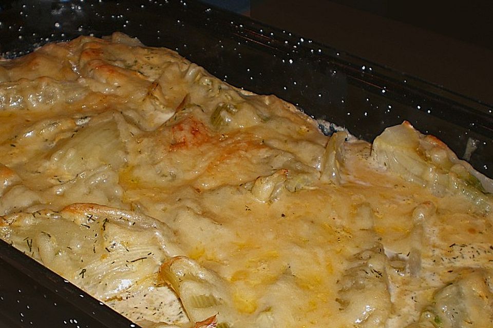 Fenchel-Fisch-Auflauf