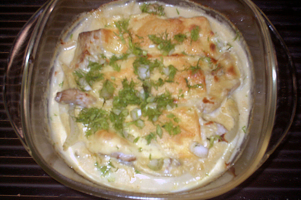 Fenchel-Fisch-Auflauf