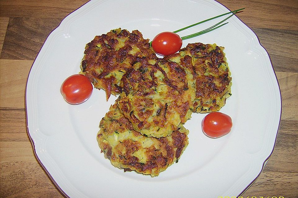 Griechische Zucchini - Küchlein