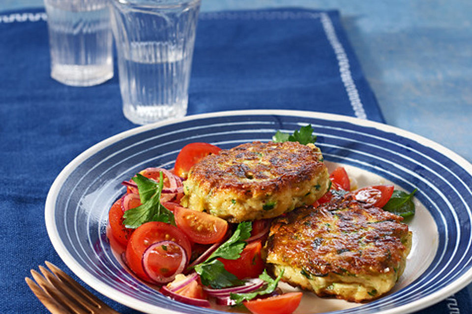 Griechische Zucchini - Küchlein