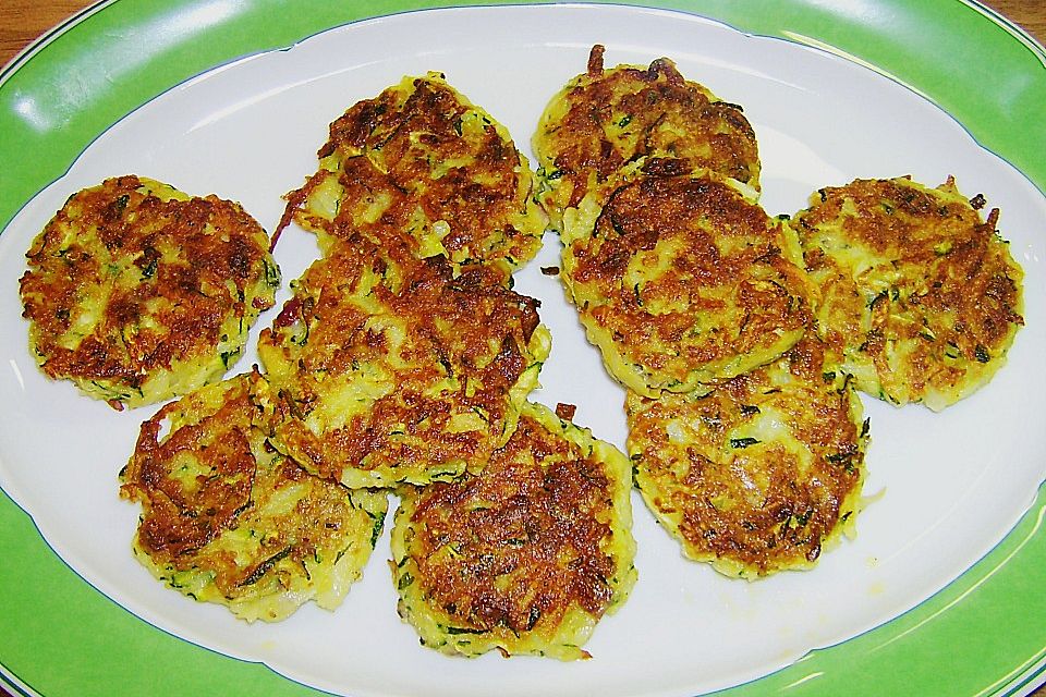 Griechische Zucchini - Küchlein