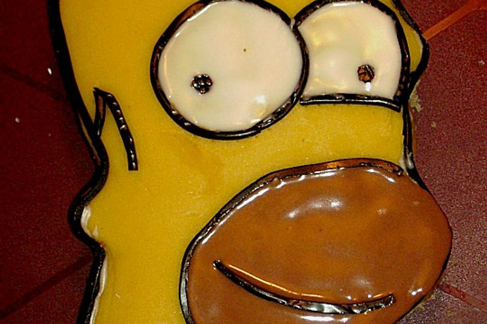 Lettas Homer Simpson Motivtorte