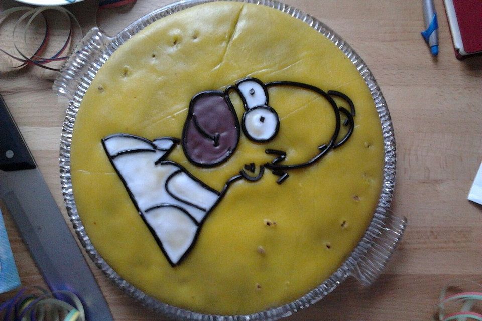 Lettas Homer Simpson Motivtorte