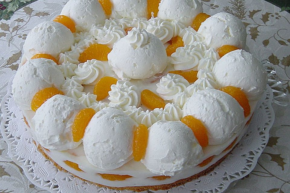 Schneeball Torte