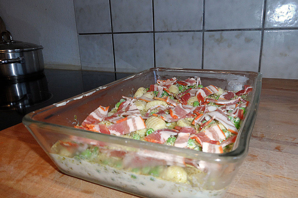 Gnocchi in Pestosahne