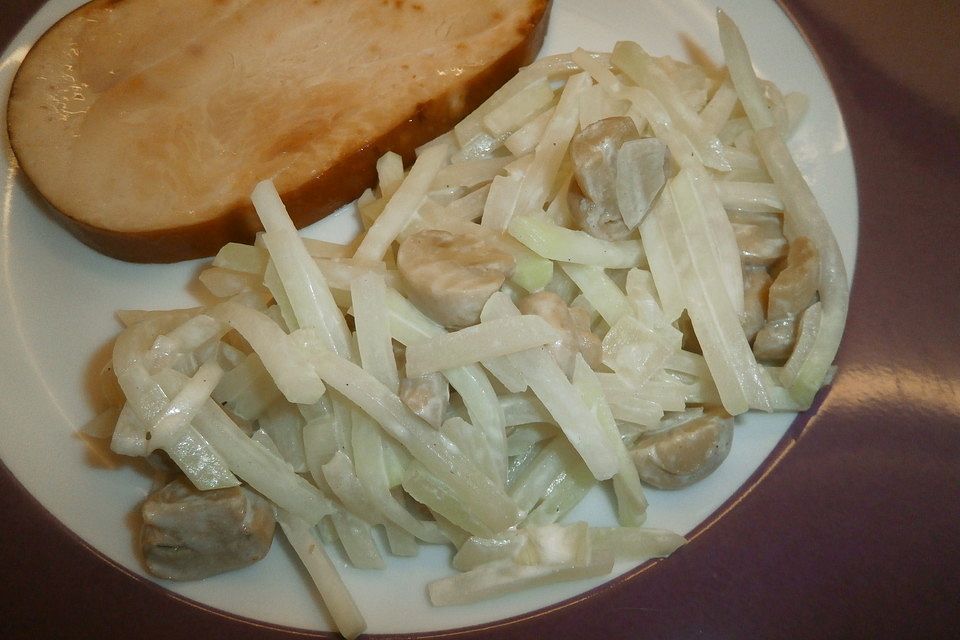 Chrissis Kohlrabi-Champignon-Pfanne