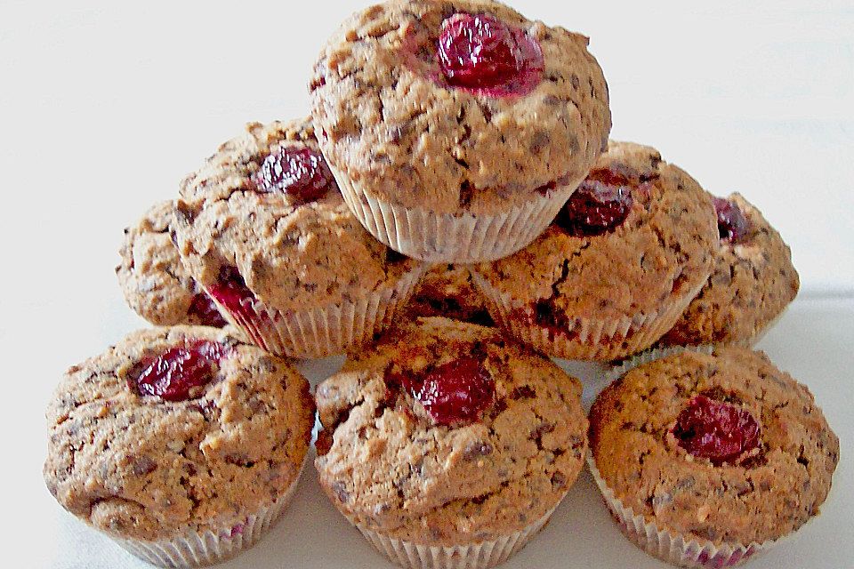 Schoko - Kirsch - Muffins