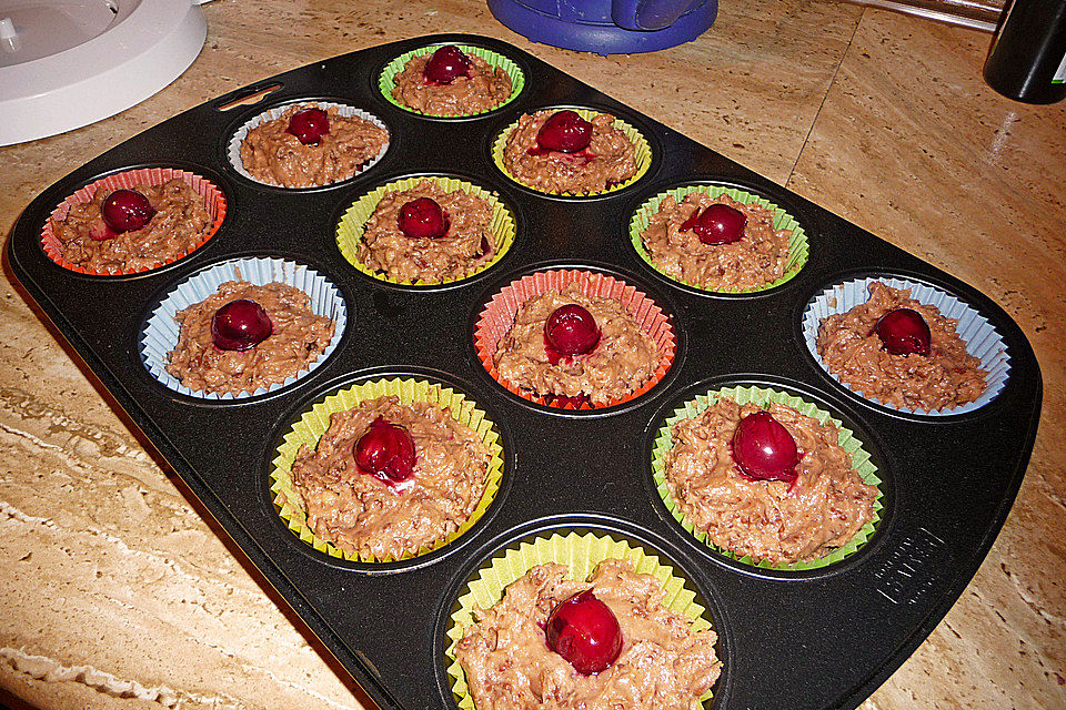 Schoko - Kirsch - Muffins