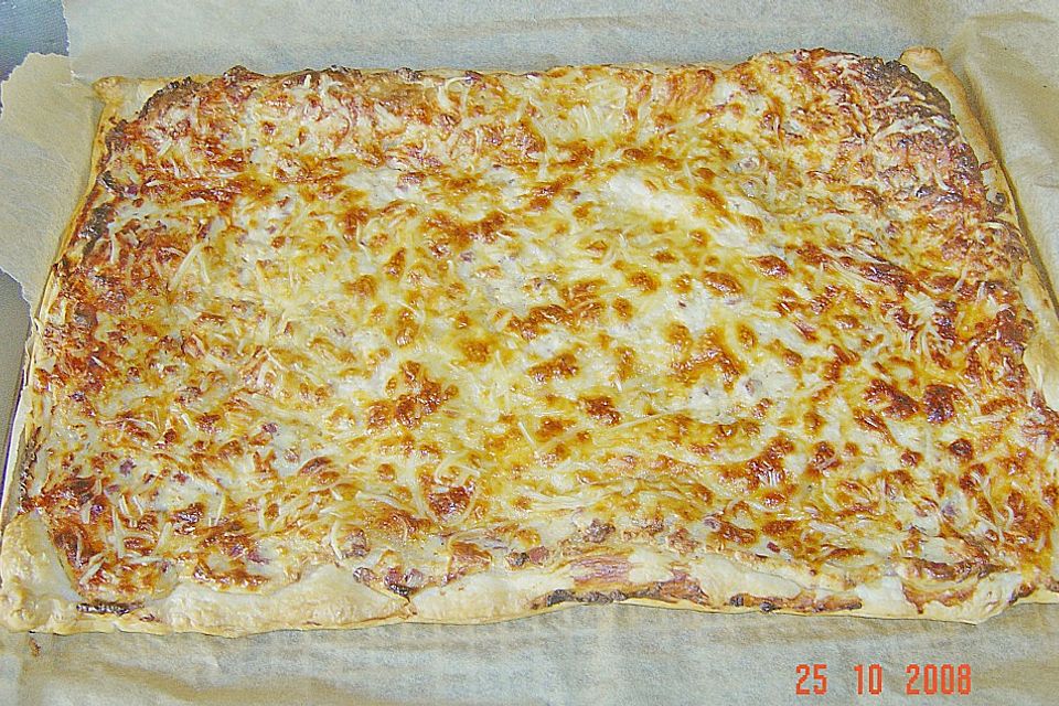 Superschneller Flammkuchen