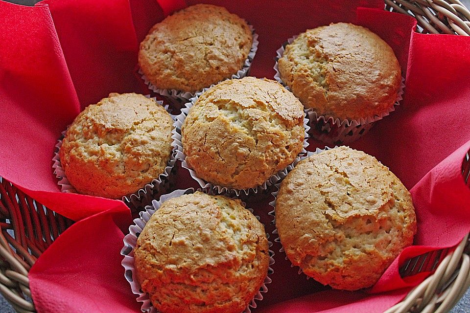 Haferflocken - Honig - Muffins