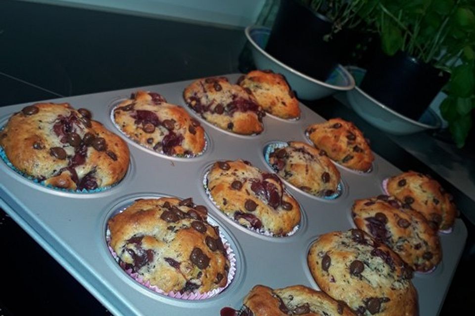 Kirsch - Joghurt - Muffins