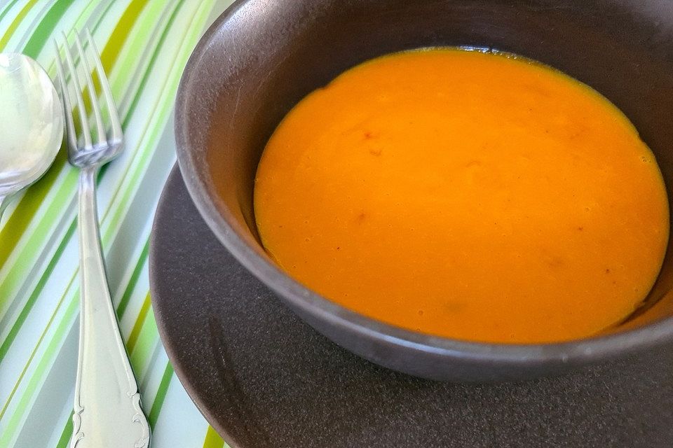 Karibische Kürbiscremesuppe